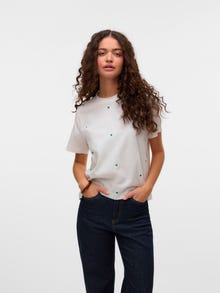 Vero Moda VMSOLVEI T-paidat -Snow White - 10325318
