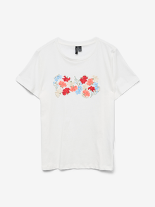 Vero Moda VMSORA T-Shirt -Snow White - 10325324