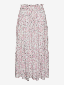 Vero Moda VMCORAL Hög midja Lång kjol -Snow White - 10325346
