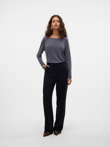 Vero Moda VMLANI Mid waist Trousers -Black - 10325415