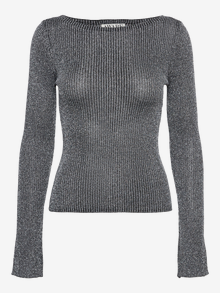 Vero Moda VMVALENTINA Knit top -Black - 10325443