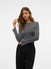 Vero Moda VMVALENTINA Gestricktes Oberteil -Black - 10325443