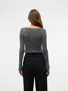 Vero Moda VMVALENTINA Knit top -Black - 10325443