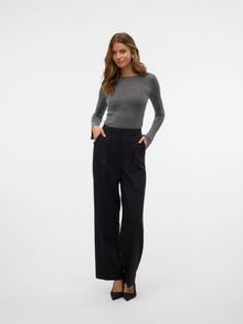 Vero Moda VMVALENTINA Knit top -Black - 10325443
