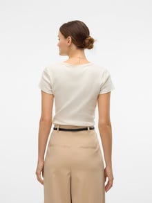 Vero Moda VMSINE T-shirt -Soy Bean - 10325499