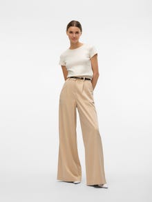 Vero Moda VMSINE T-shirt -Soy Bean - 10325499