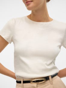 Vero Moda VMSINE T-shirt -Soy Bean - 10325499