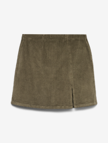 Vero Moda VMLULA Hög midja Kort kjol -Grape Leaf - 10325582
