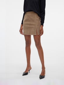 Vero Moda VMLULA High waist Korte rok -Silver Mink - 10325582