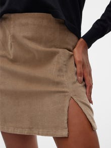 Vero Moda VMLULA High waist Korte rok -Silver Mink - 10325582
