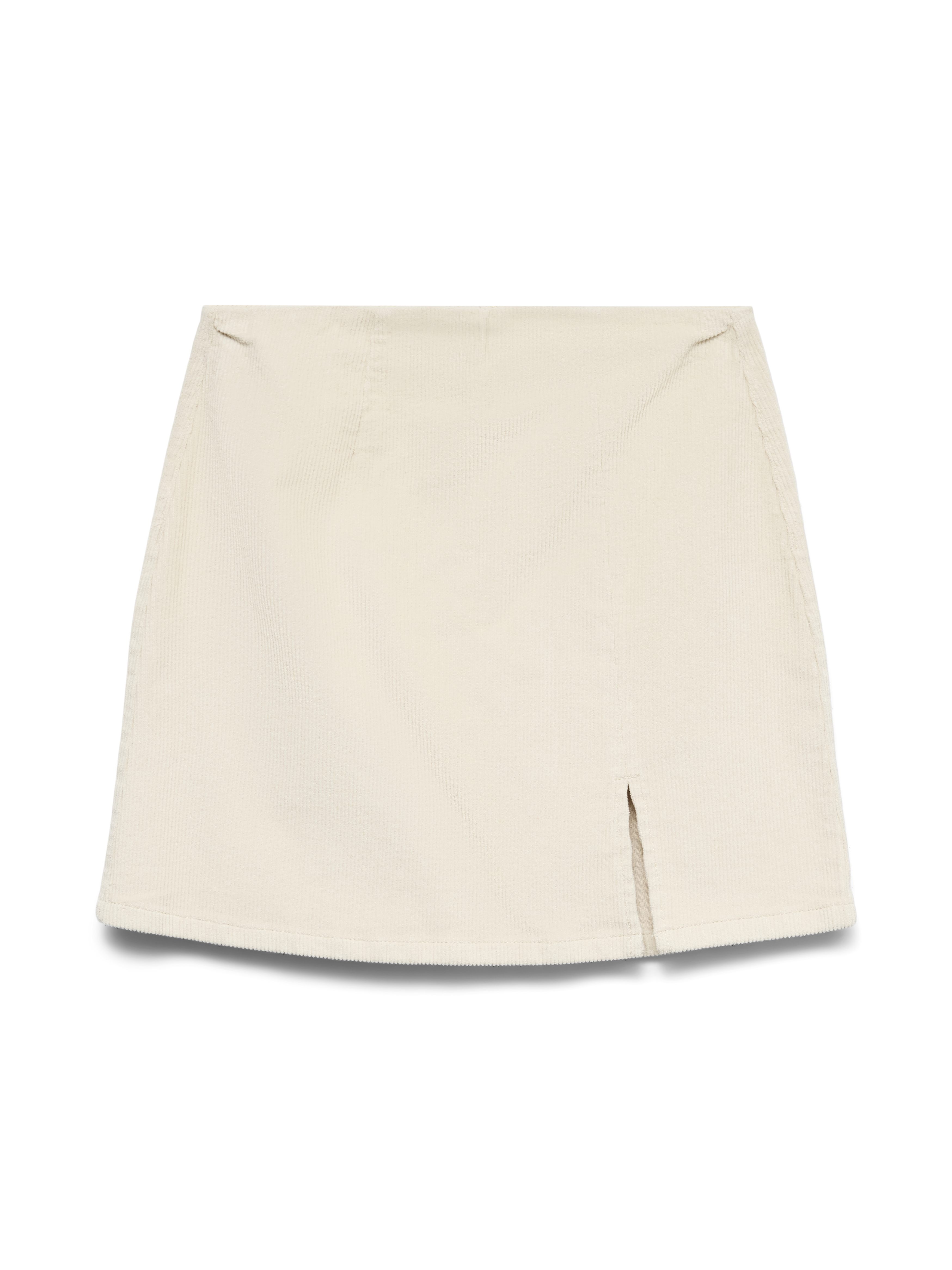 VMLULA Hög midja Kort kjol | Ljusgrått | Vero Moda®