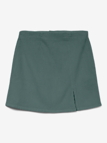 Vero Moda Kõrge vöökoht Lühike seelik -Balsam Green - 10325582