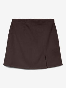 Vero Moda VMLULA Hohe Taille Kurzer Rock -Chocolate Torte - 10325582