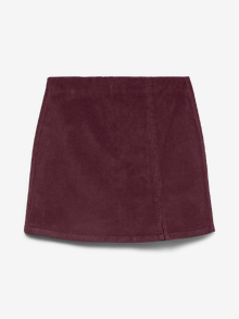 Vero Moda VMLULA Hög midja Kort kjol -Winetasting - 10325582