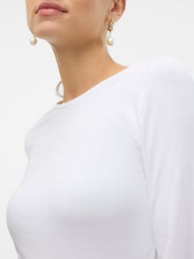 Vero Moda VMLULU Top -Bright White - 10325589