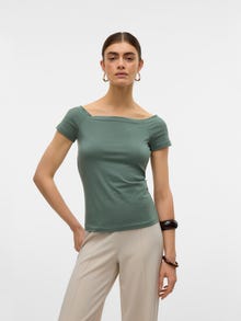 Vero Moda VMPANDA Topit -Laurel Wreath - 10325598