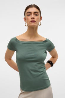 Vero Moda VMPANDA Topit -Laurel Wreath - 10325598