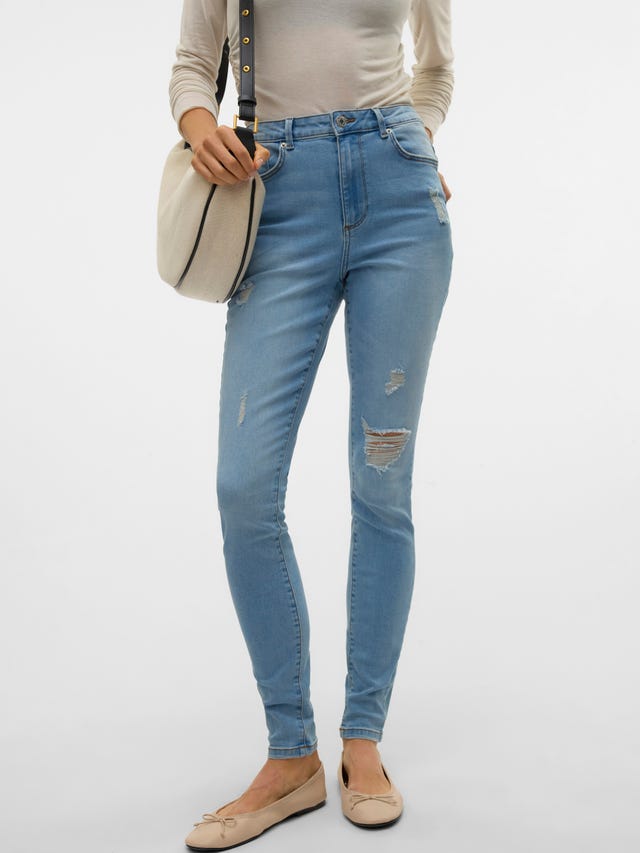 VERO MODA Women's Jeans VMSOPHIA HR SKINNY DESTR J AM314 VERO MODA Women's Jeans VMSOPHIA HR SKINNY DESTR J AM314