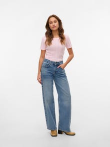 Vero Moda VMLISA T-shirt -Pink-A-Boo - 10325607