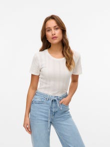 Vero Moda VMLISA T-shirt -Snow White - 10325607