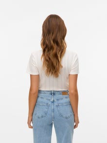 Vero Moda VMLISA T-shirt -Snow White - 10325607