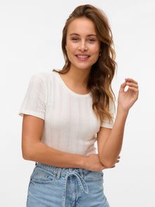 Vero Moda VMLISA T-shirt -Snow White - 10325607