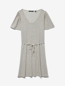 Vero Moda VMGINA Short dress -Oatmeal - 10325612