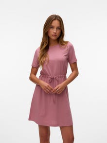 Vero Moda VMLUNA Kurzes Kleid -Nostalgia Rose - 10325626