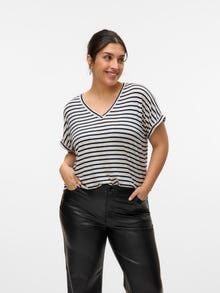 Vero Moda VMCHOLLY T-shirt -Pumice Stone - 10325655