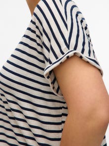 Vero Moda VMCHOLLY T-shirt -Pumice Stone - 10325655