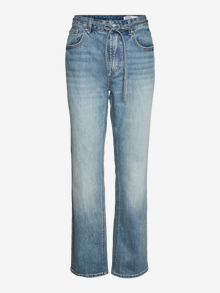 Vero Moda VMTESSA High rise Straight fit Jeans -Medium Blue Denim - 10325662