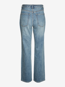 Vero Moda VMTESSA High rise Straight Fit Jeans -Medium Blue Denim - 10325662