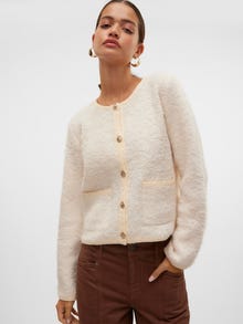 Vero Moda VMMEZA Strikket cardigan -Birch - 10325713