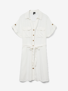 Vero Moda VMBUMPY Robe courte -Snow White - 10325828