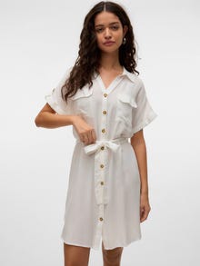 Vero Moda VMBUMPY Robe courte -Snow White - 10325828