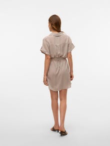 Vero Moda VMBUMPY Robe courte -Brown Lentil - 10325828