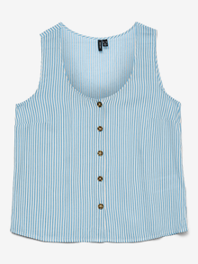 Vero Moda VMBUMPY Top -Airy Blue - 10325830
