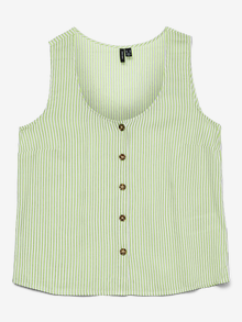 Vero Moda VMBUMPY Tops -Shadow Lime - 10325830