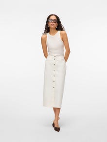 Vero Moda VMWILD Hög midja Lång kjol -Snow White - 10325837