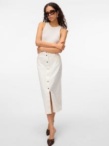 Vero Moda VMWILD Hög midja Lång kjol -Snow White - 10325837