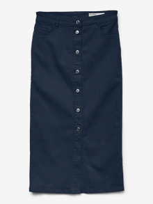 Vero Moda VMWILD High waist Long Skirt -Navy Blazer - 10325837