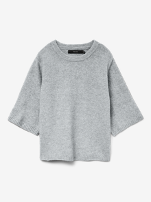 Vero Moda VMBOOM Pullover -Light Grey Melange - 10325934