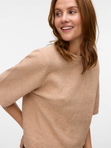 Vero Moda VMBOOM Pullover -Warm Taupe - 10325934