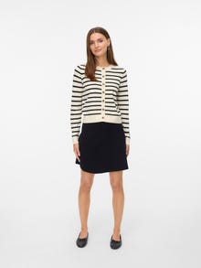 Vero Moda VMSABA Vidutinio aukščio juosmuo Trumpas sijonas -Black - 10325944