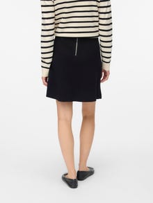 Vero Moda VMSABA Vidutinio aukščio juosmuo Trumpas sijonas -Black - 10325944