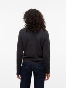 Vero Moda VMLEFILE Pullover -Dark Grey Melange - 10325949