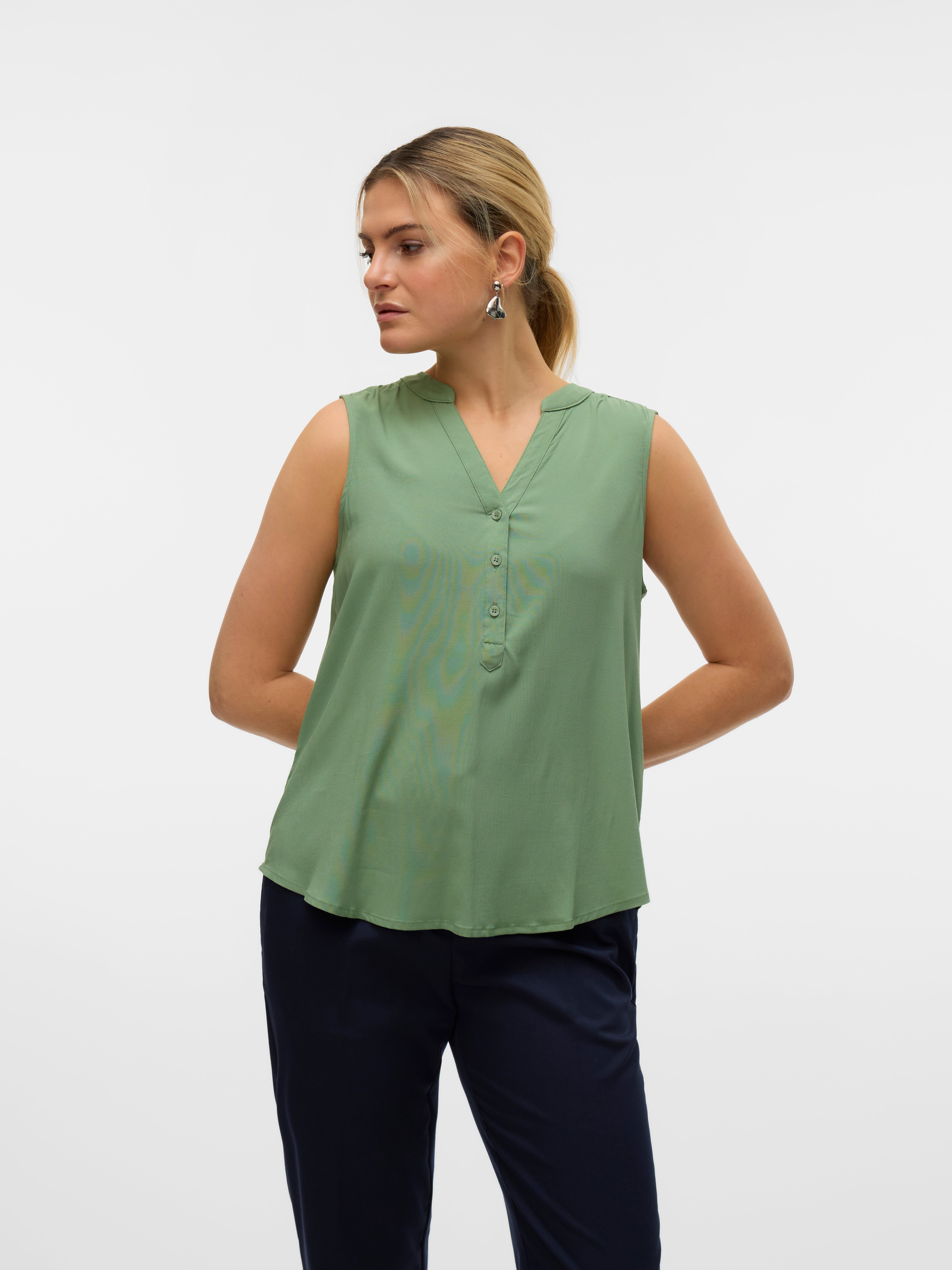 VMBELLA Top Dark Green Vero Moda®