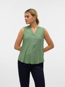 Vero Moda VMBELLA Tops -Hedge Green - 10326002