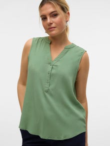 Vero Moda VMBELLA Tops -Hedge Green - 10326002