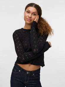 Vero Moda VMPAOLA Knit Cardigan -Black - 10326021